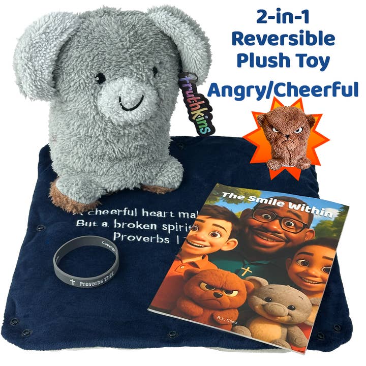 Turn Anger Into Cheerful Social Emotional Learning Toys (Proverbs 17:22) for wholesale by Truthkins