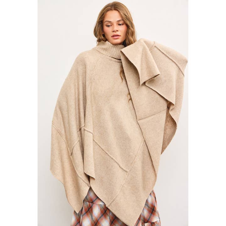 Western Poncho Sweater for wholesale by Apolline