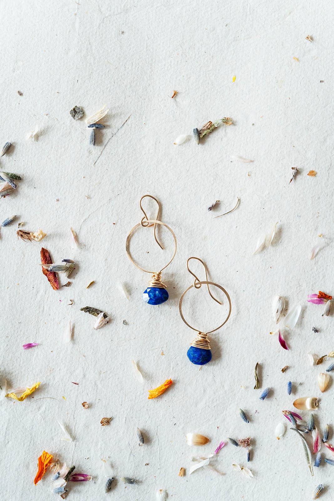 Bella Vita Jewelry - Wholesale Dangle Earrings - Pantone Earrings | Megan Hoop and Natural Stone Earrings22