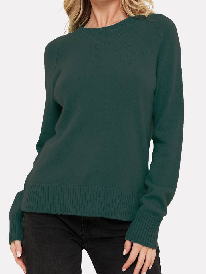 Brodie Cashmere - Vente Pull en maille – femme - Col rond en cachemire Ivy13