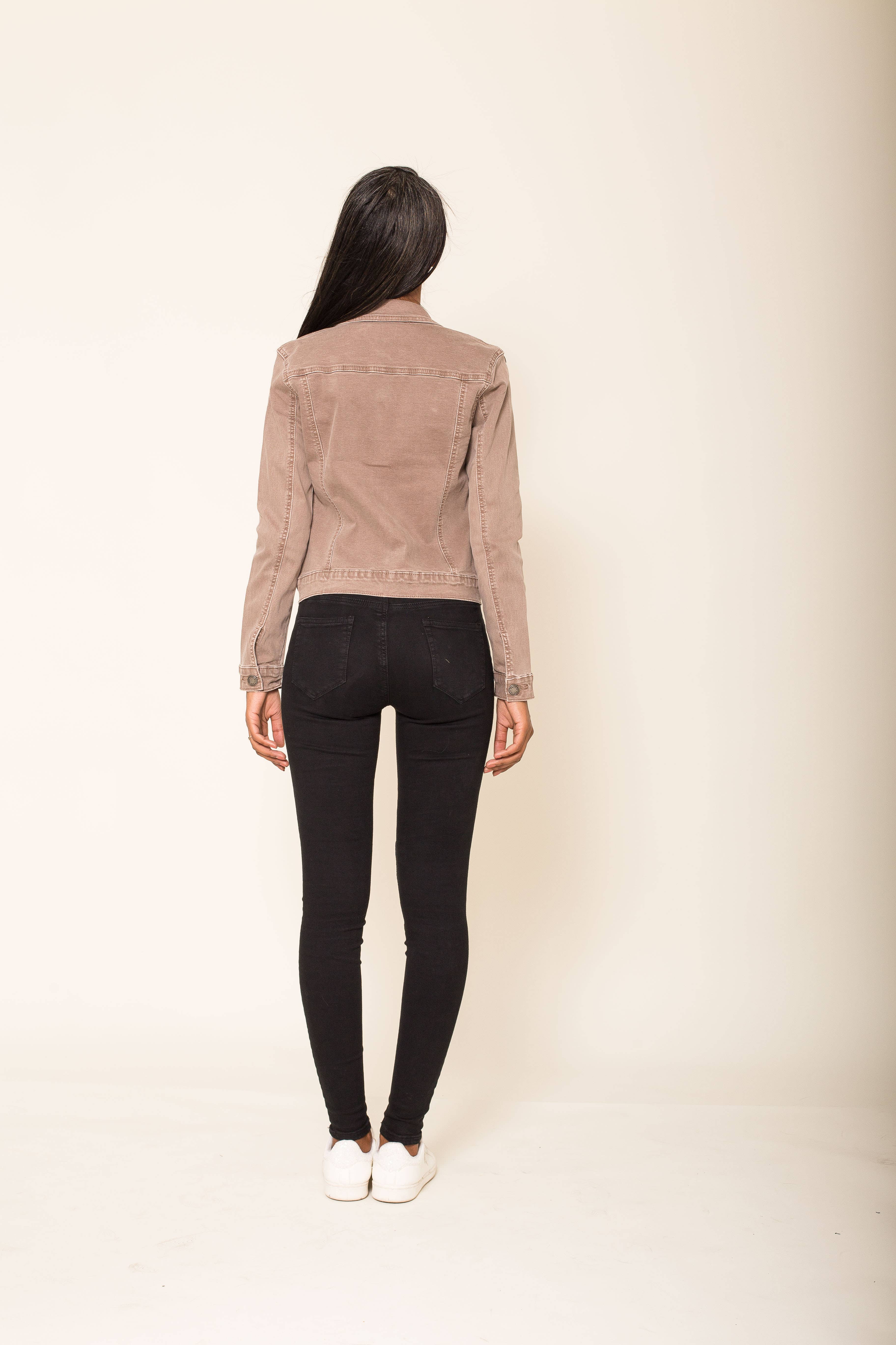 Nina Carter - Wholesale Jas - Dames - Stretch nauwsluitend jack kleur J212A83