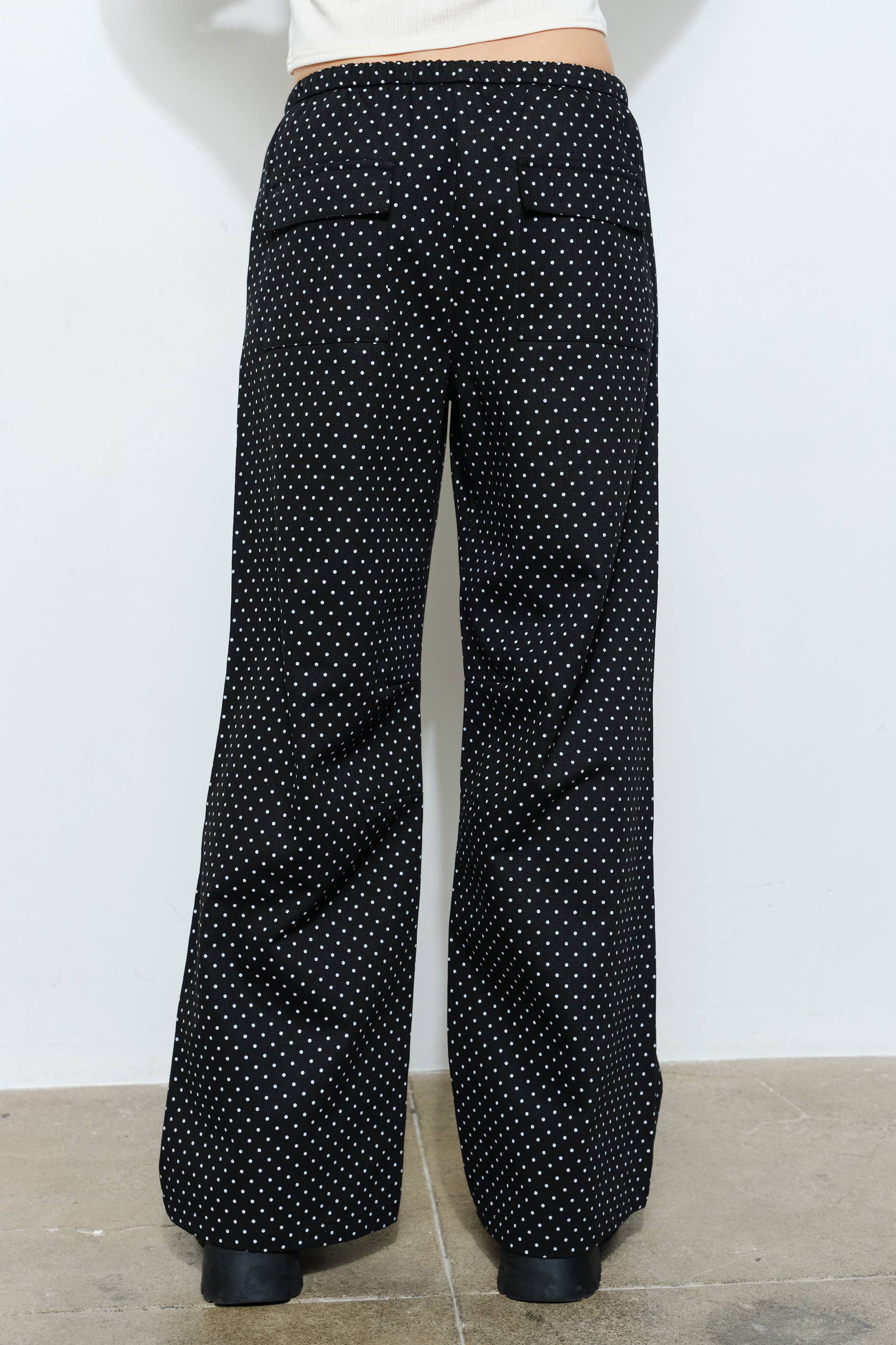 Black ANGELICA PARACHUTE PANTS - Casual, Trendy for wholesale on Faire4