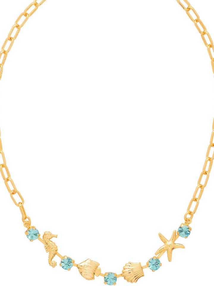 Atlantisk Tennis Halskæde - NGE9BGCSD for engroshandel hos Sorrelli