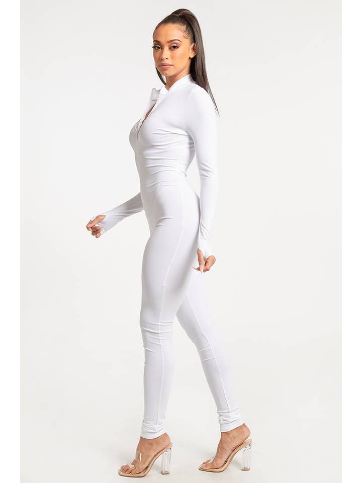 Jour – Engroshandel Jumpsuit - Dame – Jumpsuit til kvinder i nylonblanding med lynlås foran DT213412