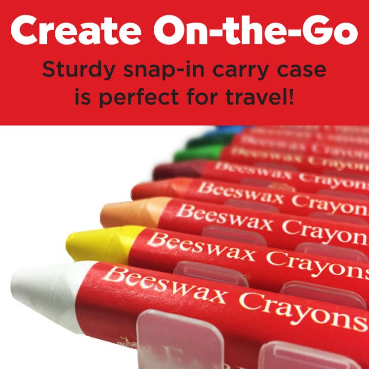 Faber-Castell / Creativity for Kids - Wholesale Crayons - Kids & Baby - 12 Brilliant Beeswax Crayons in Storage Case for Kids4