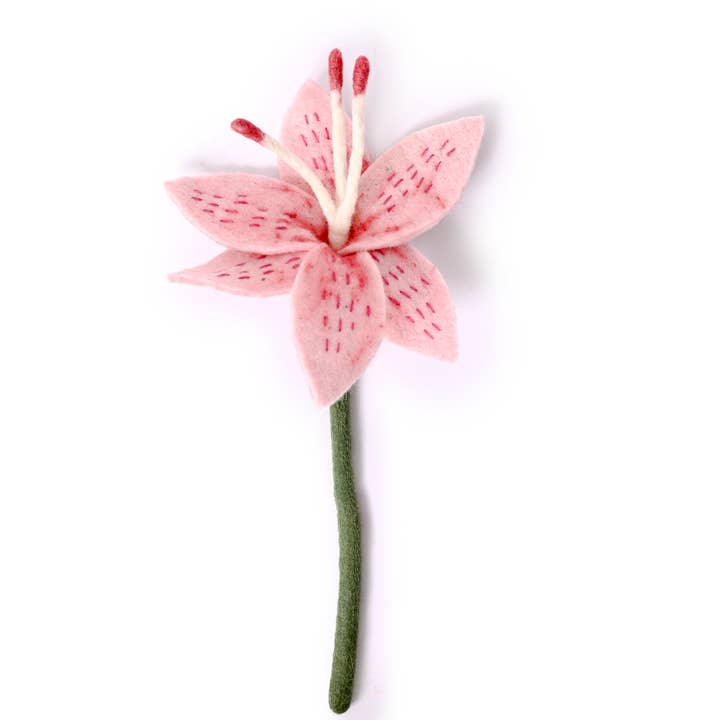 Global Goods Partners - Wholesale Artificial Flowers - Felt Stargazer Lily Flower4