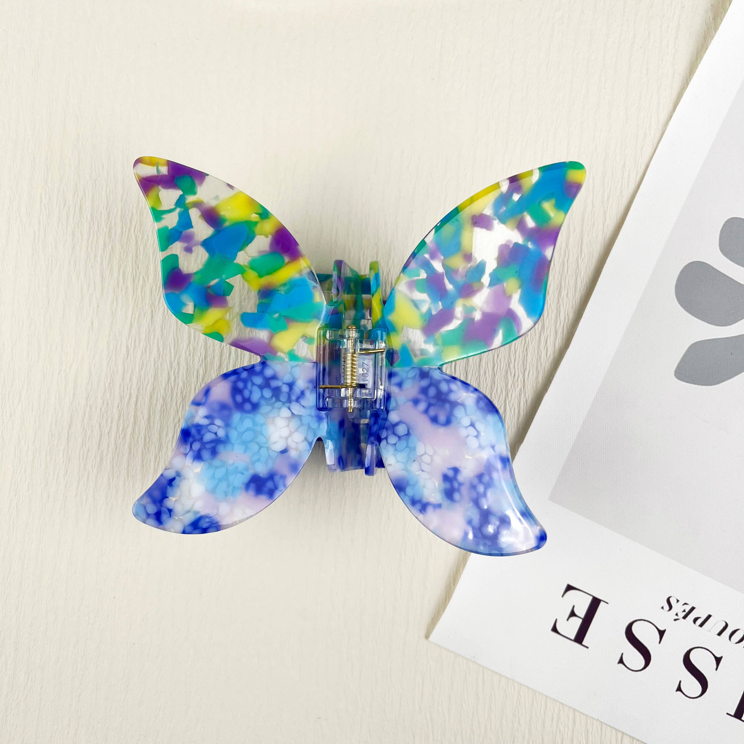 TheDivaSoap – wholesale Hair clip – Women’s – Acetate Butterfly Hair Claw Clip2