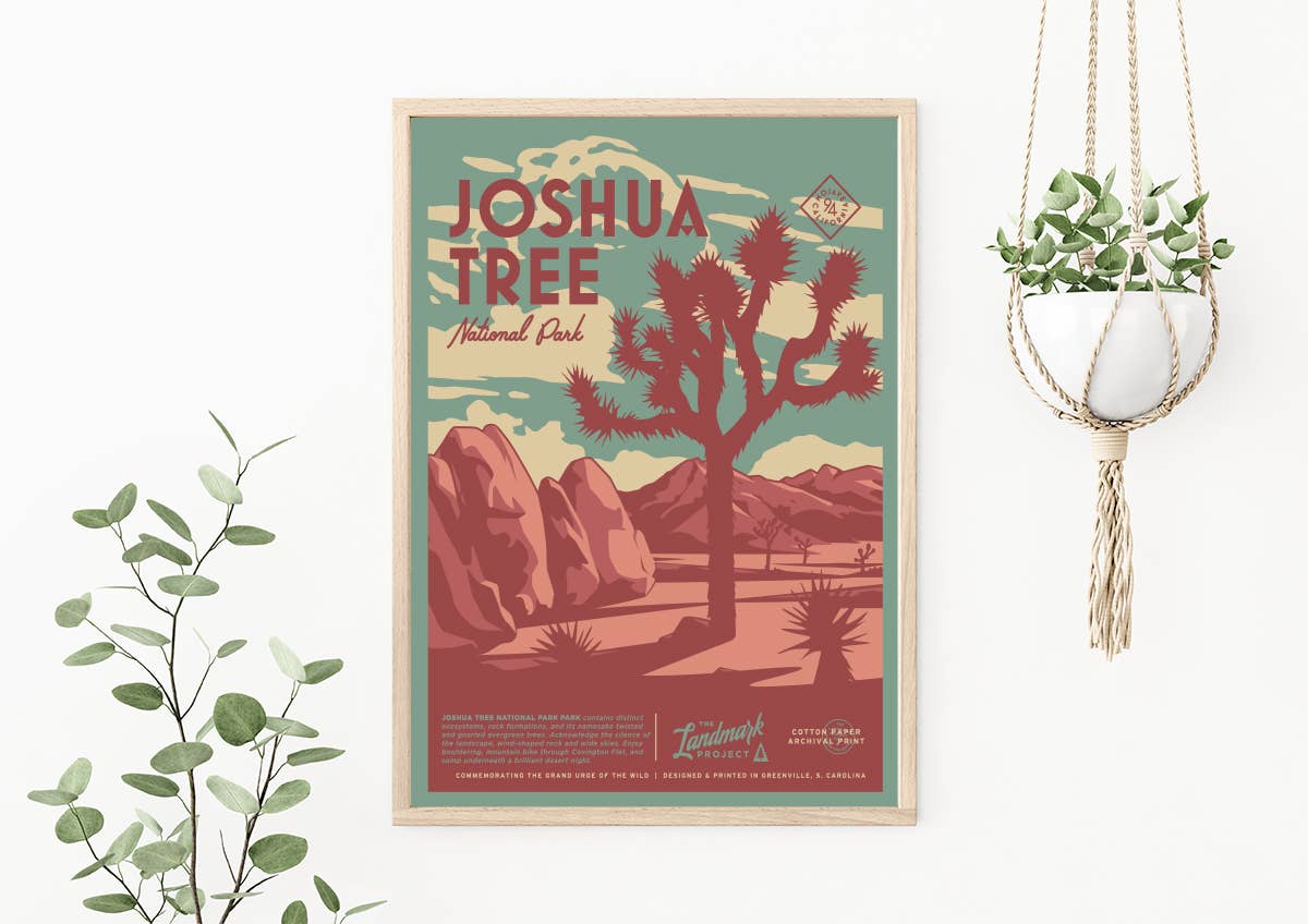 The Landmark Project - Vente Poster - Parc national Joshua Tree - Affiche 12x161