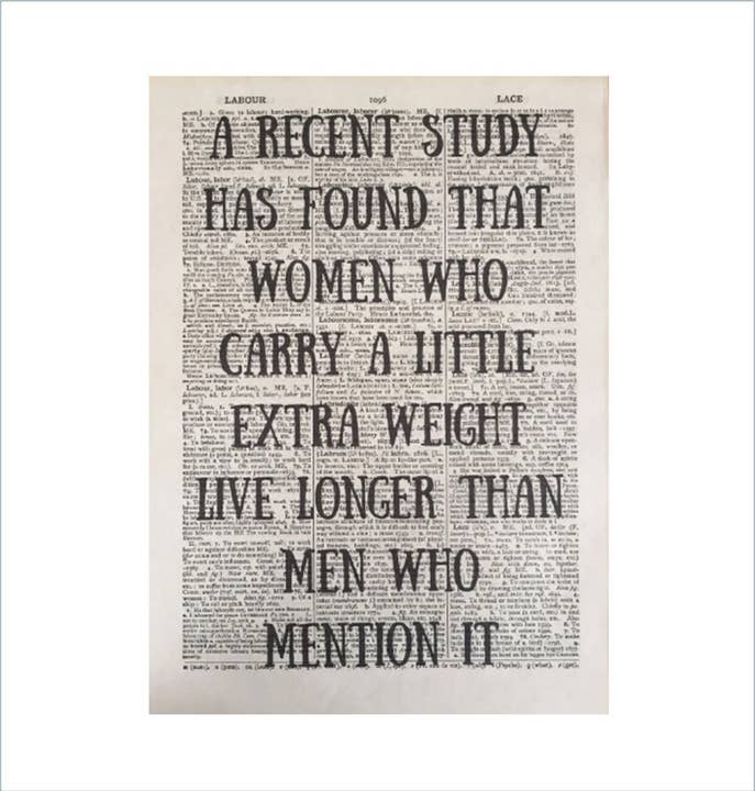 Citação engraçada feminina Imprimir página de dicionário vintage por atacado de Parksmoonprints