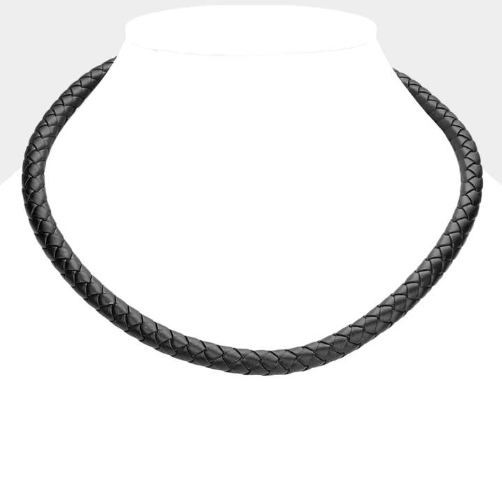 Faux Leather Necklace for wholesale by Sensibling Corp.