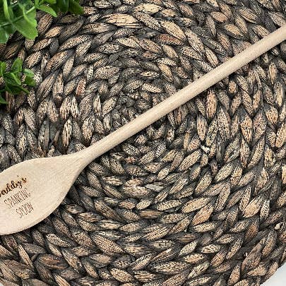 Spanking Spoon, Personalized Wooden Kitchen Spoon for wholesale by Dirty Grove by Hazel Grove Customs