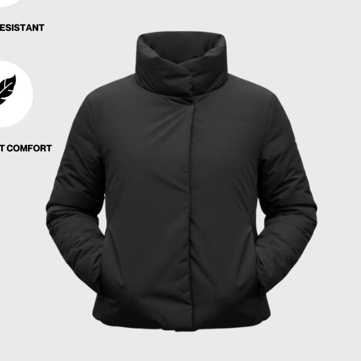 CLOUD WRAP PUFFER - ZWART voor wholesale door ARMATEQ