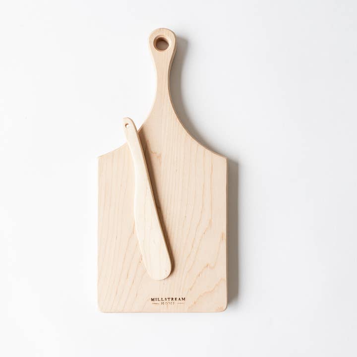 Millstream Home - Wholesale Cheese Board - The Petite Cheese Board with Spreader