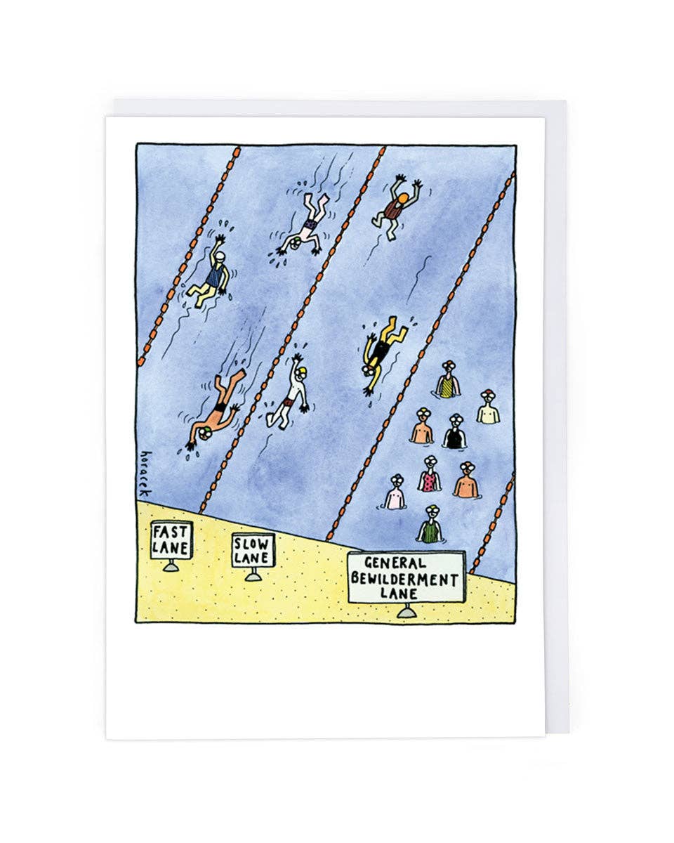 Cath Tate Cards – wholesale Everyday greeting card – GENERAL BEWILDERMENT LANE0