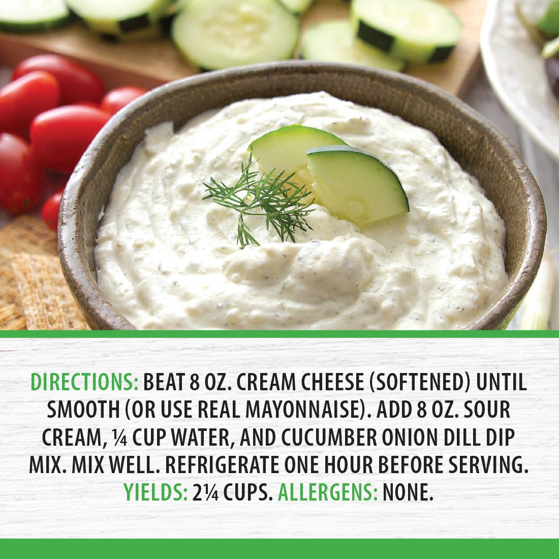 Rada Cutlery - Wholesale Dip - Cucumber Onion Dill Dip1
