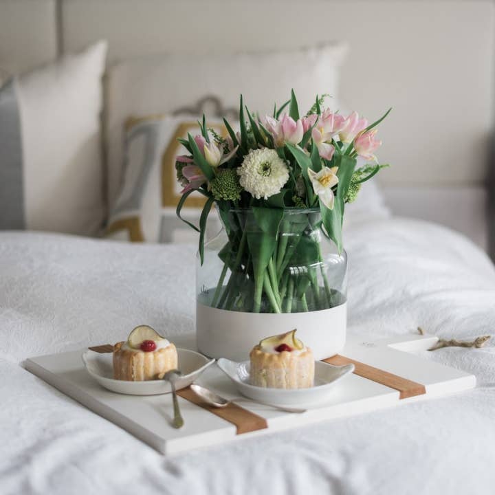 etúHOME - Wholesale Cheese Board - Mod Charcuterie Cheese Board, Medium Rectangle, White6