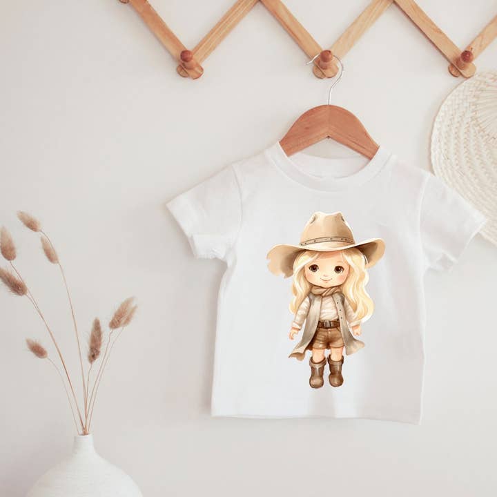 Fancy Cowgirl Tee for wholesale by ChubbyBubbyBear