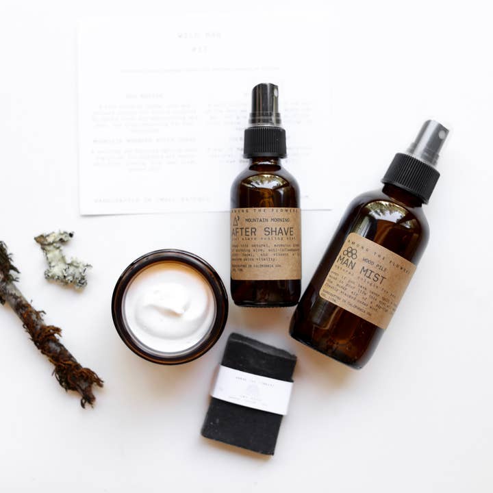 Among the Flowers – Großhandel Bade- & Körperpflege-Set – Herren – Wild Man Set | Pflegeset1