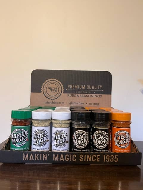 Mis Rubins Magic Seasoning Variety Pack - Black Magic, White Magic, Creole  Magic, Fish Seasoning, Gourmet Spices Gift Set, All Purpose Seasoning  Pack