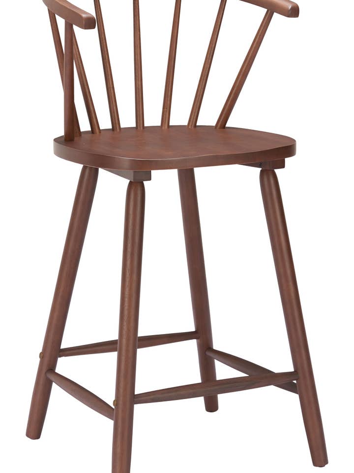 Taburete de Mostrador Stenger Nogal para venta al por mayor de Zuo Modern