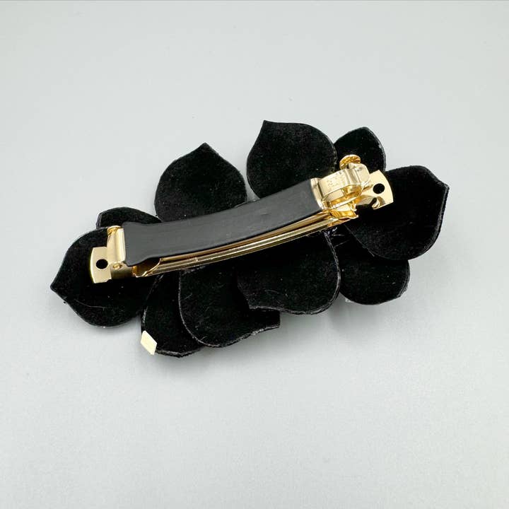 Grey Floral Rhinestone Hair Beret L4777 for wholesale on Faire2