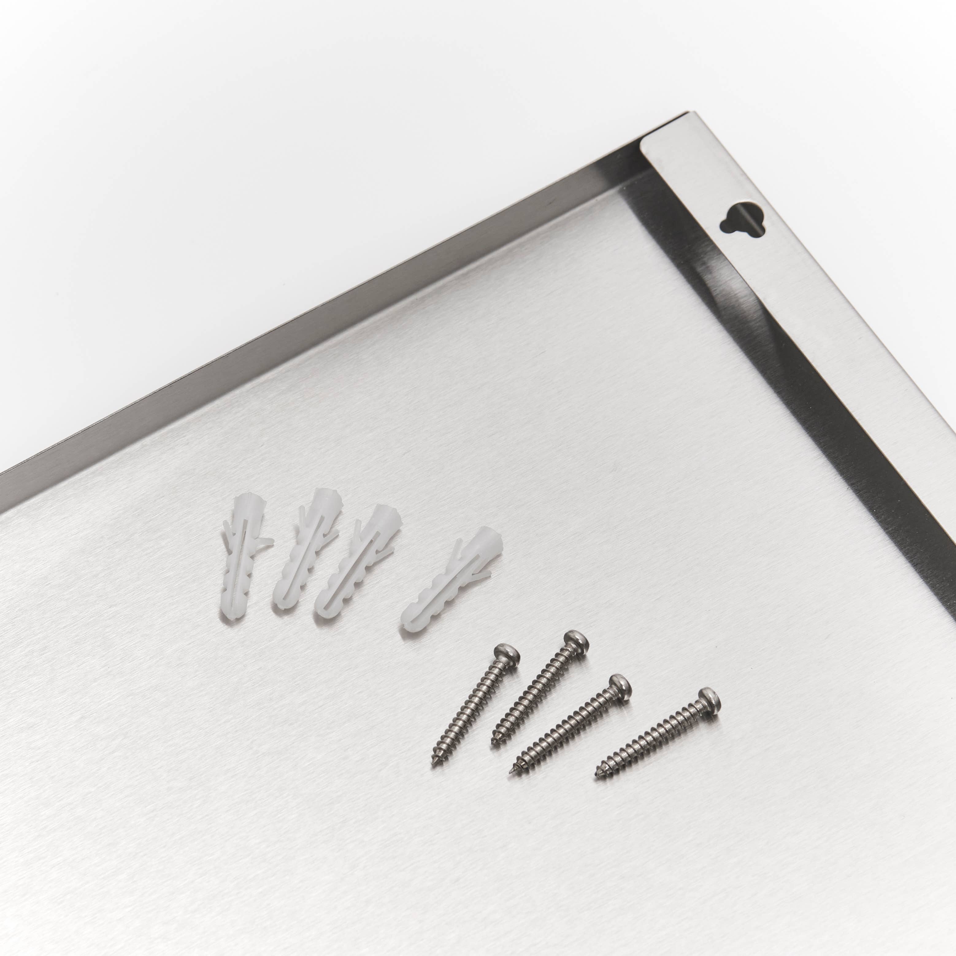 Zeller Present - Vendita all'ingrosso Lavagne magnetiche - Lavagna magnetica in metallo bianca1