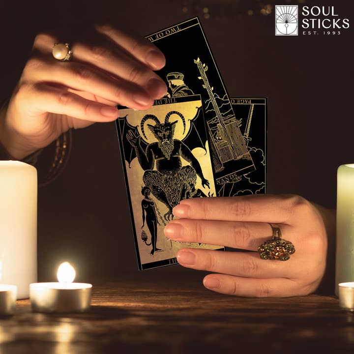 Designs by Deekay Inc. - Wholesale Tarot Cards - Golden Night Tarot Card Deck