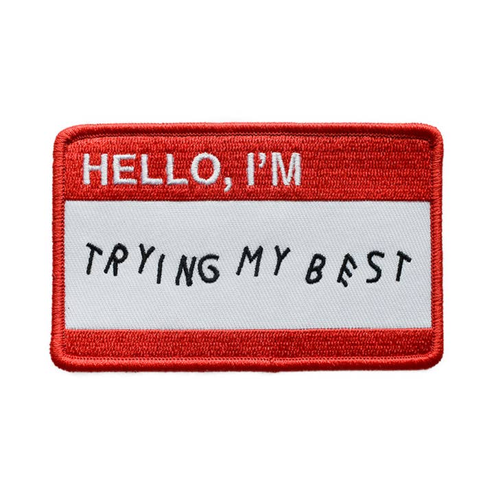 Retrograde Supply Co. - Wholesale Patch - Trying My Best (Velcro Patch)