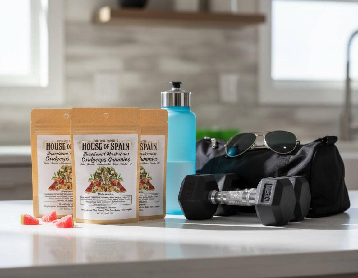 House of Spain Wellness - Wholesale Oral Supplement/Vitamin - Cordyceps Energy & Vitality Gummies- Watermelon 10 Pack2