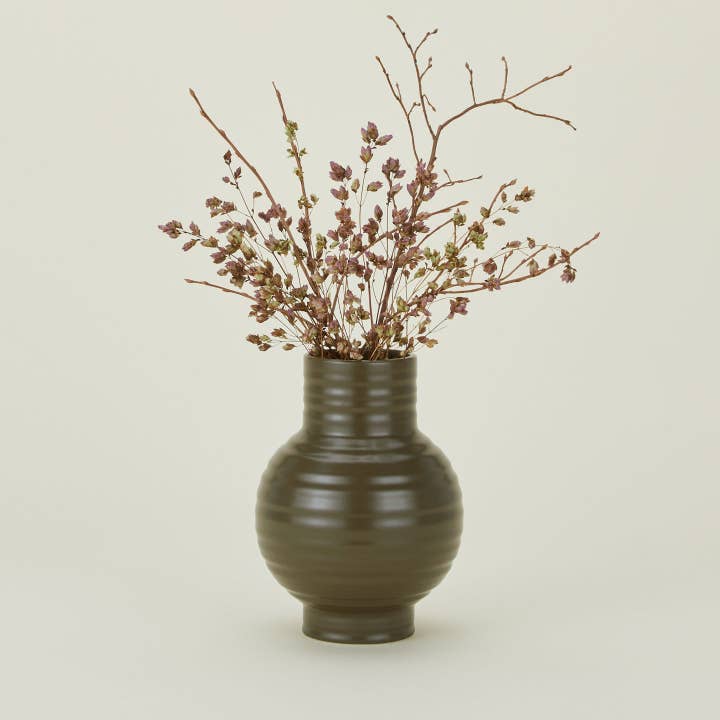 Hawkins New York - Wholesale Vase - ESSENTIAL CERAMIC VASE - OLIVE4