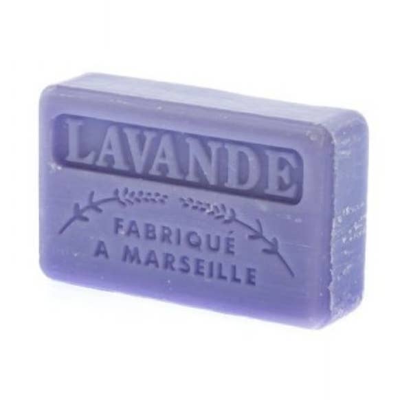 Lavande - Savon français avec beurre de karité bio 60g pour la vente par Au Savon de Marseille