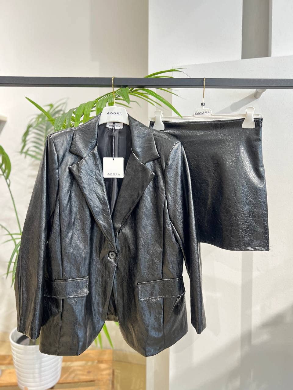 ADORA - Wholesale Blazer - Women's - ECO-LEATHER JACKET1