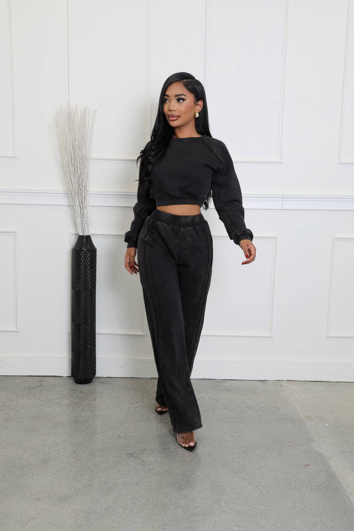 5besties inc - Wholesale Lounge Set - Women's - MINERAL WASH SWEATSHIRTS SET10