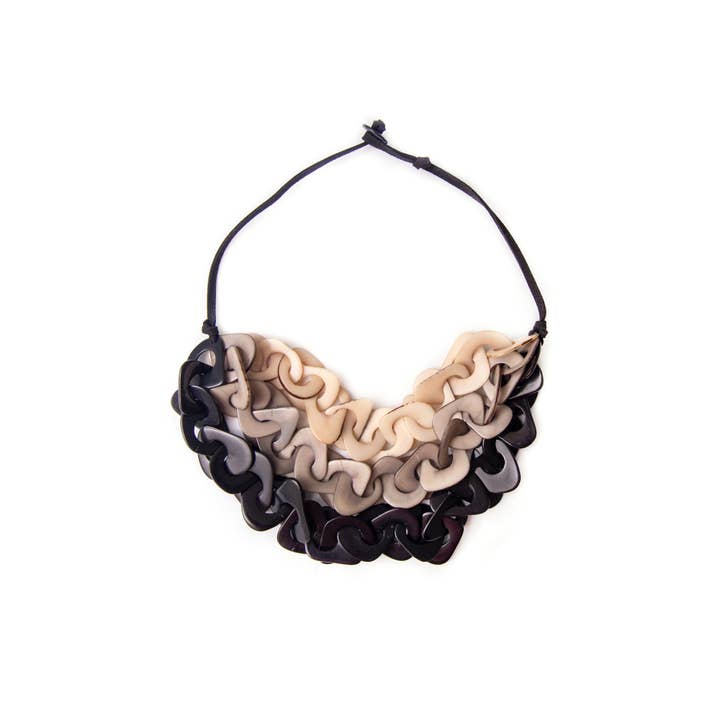 Organic Tagua Jewelry - Wholesale Bib Necklace - Vero Necklace