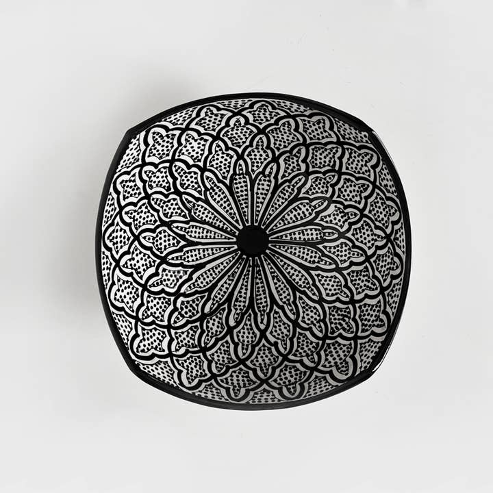 Verve Culture - Wholesale Decorative Plate/Dish/Bowl - Moroccan Safi Ceramic Nesting Bowls6