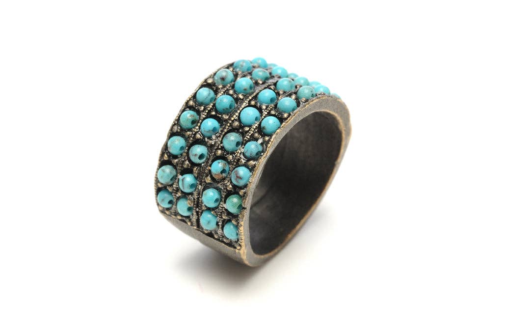 Rebel Designs Accessories – wholesale Multi-stone ring – 4 Row  Band Ring1