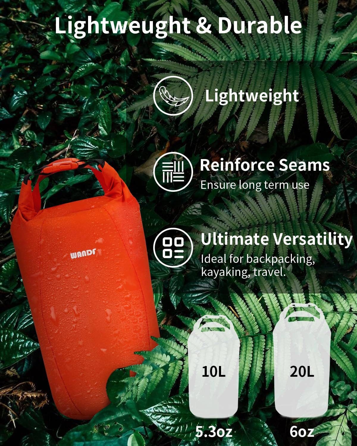 wandf – Großhandel Trockenbeutel – Kind & Baby – WANDF Ultraleichter Trockensack mit Rollverschluss49