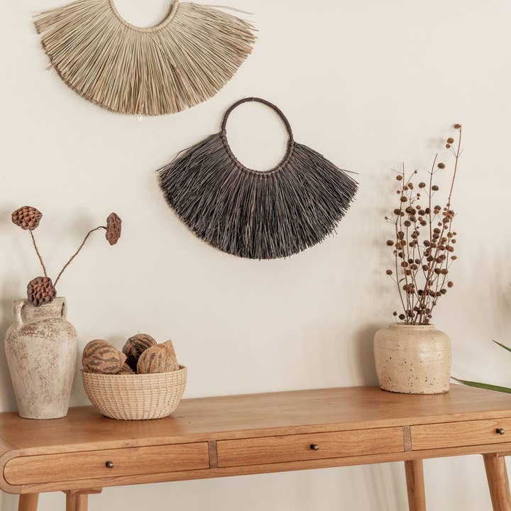 Village Thrive - Wholesale Wall Accent - Seagrass Wall Hanging2