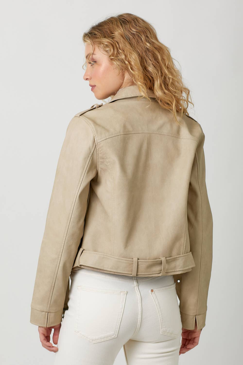Mystree - Wholesale Leather Jacket - Women's - 60348 Leather Moto Jacket3