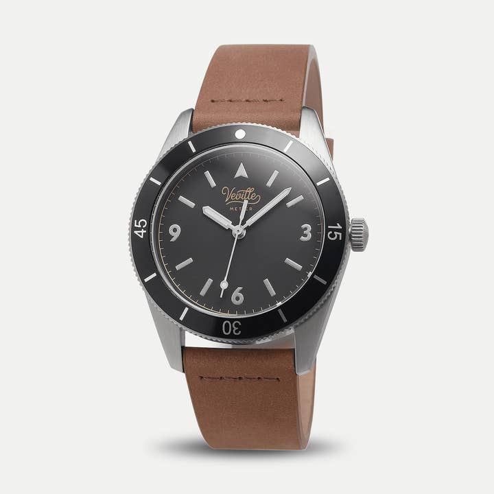 Metier 39 Griffith - Mojavebraunes Veloursleder für den Großhandel von Veville Watches