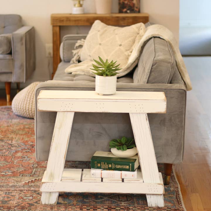 DougandCristyDesigns - Wholesale Side Table - Luxe Aztec A-Frame Accent Table5