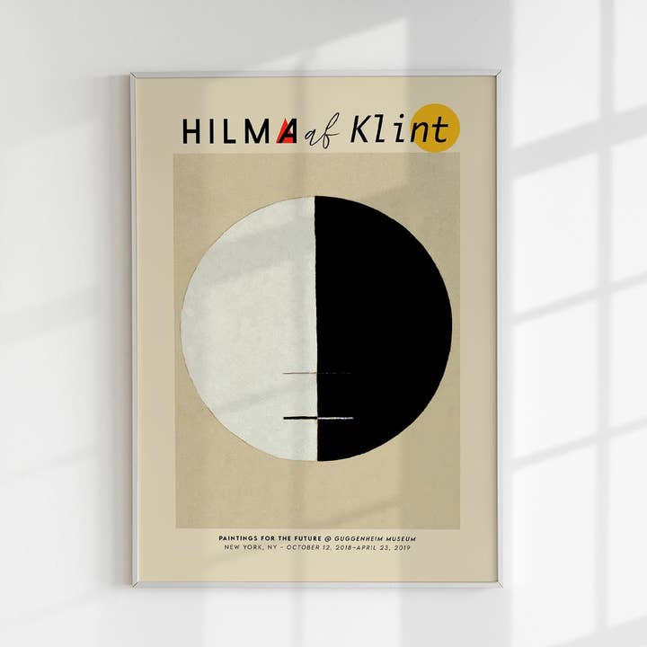Hilma af Klint Ausstellungsposter Buddhas Standpunkt Nr. 3 für den Großhandel von Patroa Studio