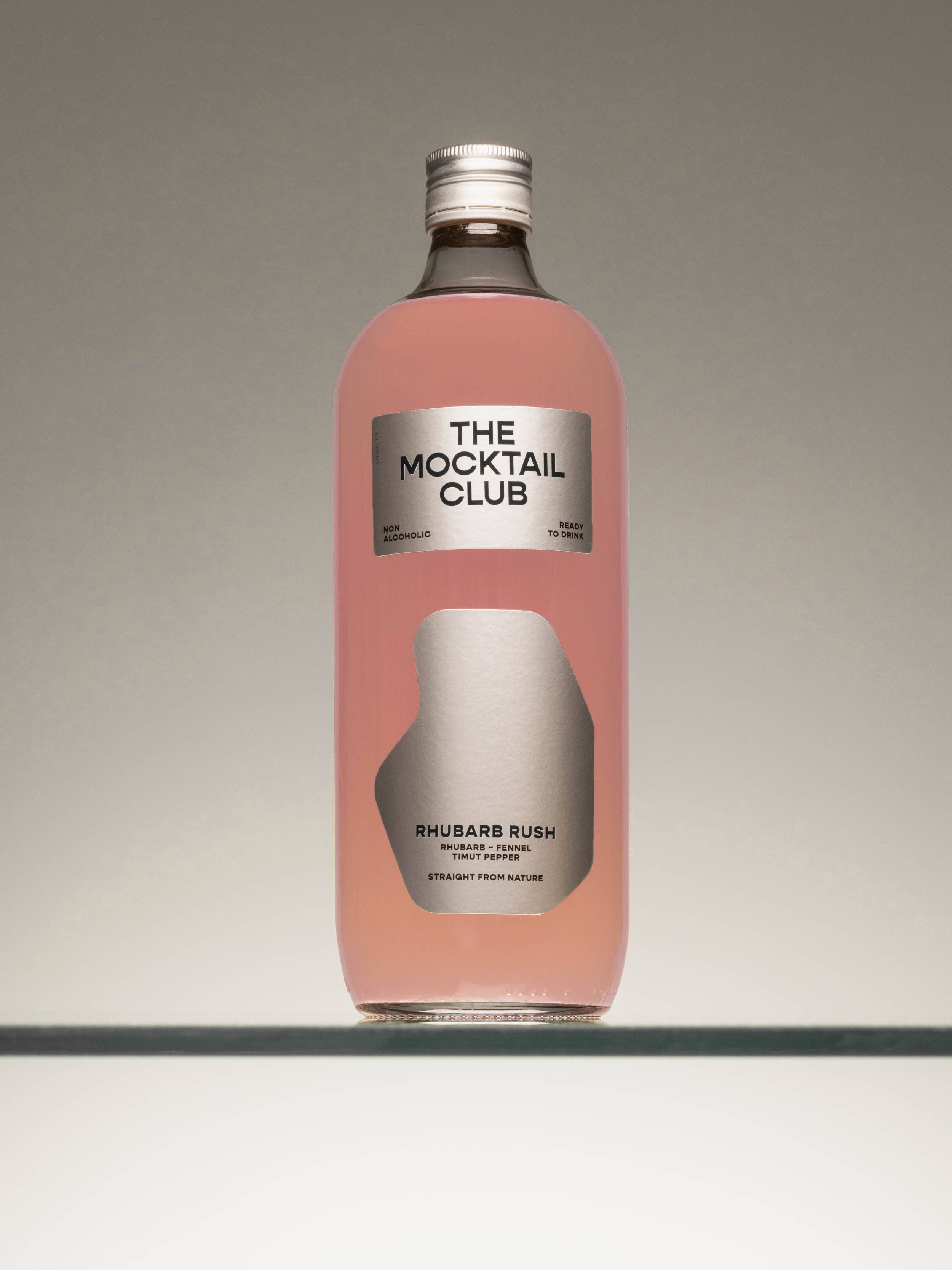 THE MOCKTAIL CLUB - Wholesale Non-Alcoholic Aperitif/Mocktail - Mocktail Rhubarb Rush 99cl2