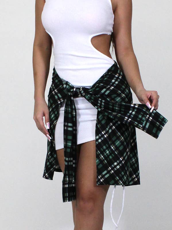 STRICKEN CHECKER Y ZONE HÜFTABDECKUNG AS3233 für den Großhandel von Junie