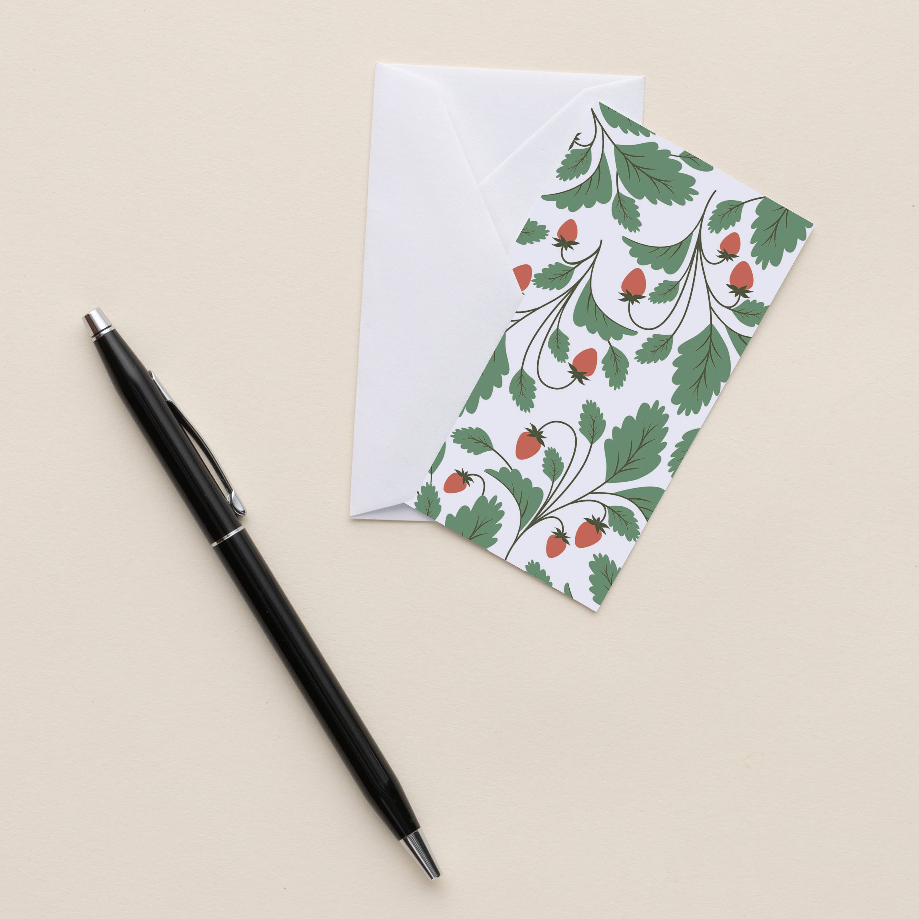 HAZELMADE® Tea Towels + Gifts - Wholesale Stationery/Notecard Set - Strawberry Mini Note Set | Cards2