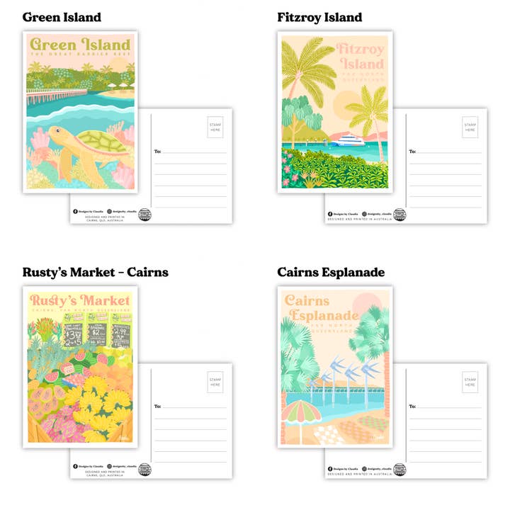 Designs by Claudia - Wholesale Postcard - Postcards