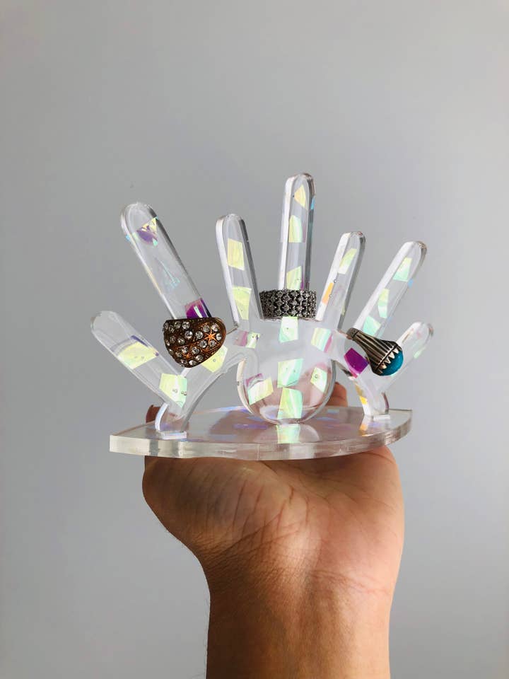 Midi/ Maxi Ringhouder - Holografisch voor wholesale door Sharlene Robertson Designs