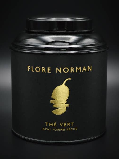 Tè verde al kiwi, mela e pesca - Confezione da 100 g per la vendita all'ingrosso da parte di FLORE NORMAN