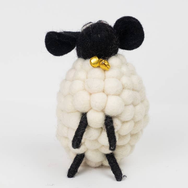 The Winding Road - Wholesale Decorative Tabletop Object - Sheep - Ball - White
