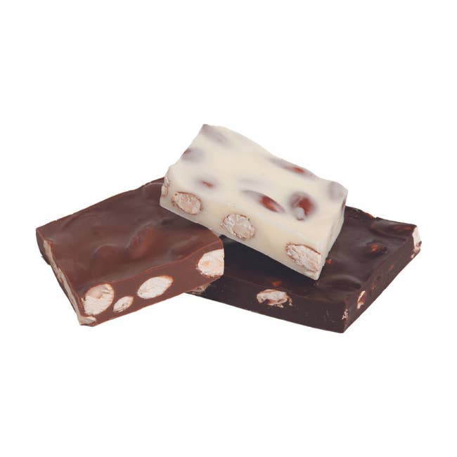 Coblentz Chocolate Company - Wholesale Chocolate Covered Sweets - White Chocolate Almond Bark, Bulk